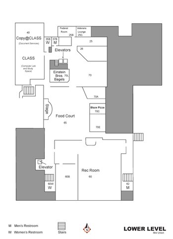 Building Map lower level